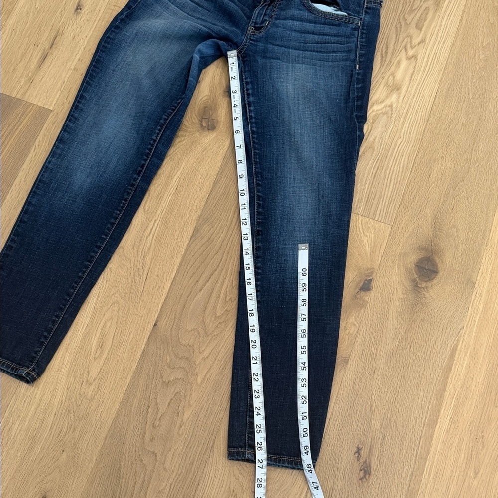 American Eagle Dark Blue Super Stretch Skinny Jeans – Size 6 Short - Picture 7 of 11